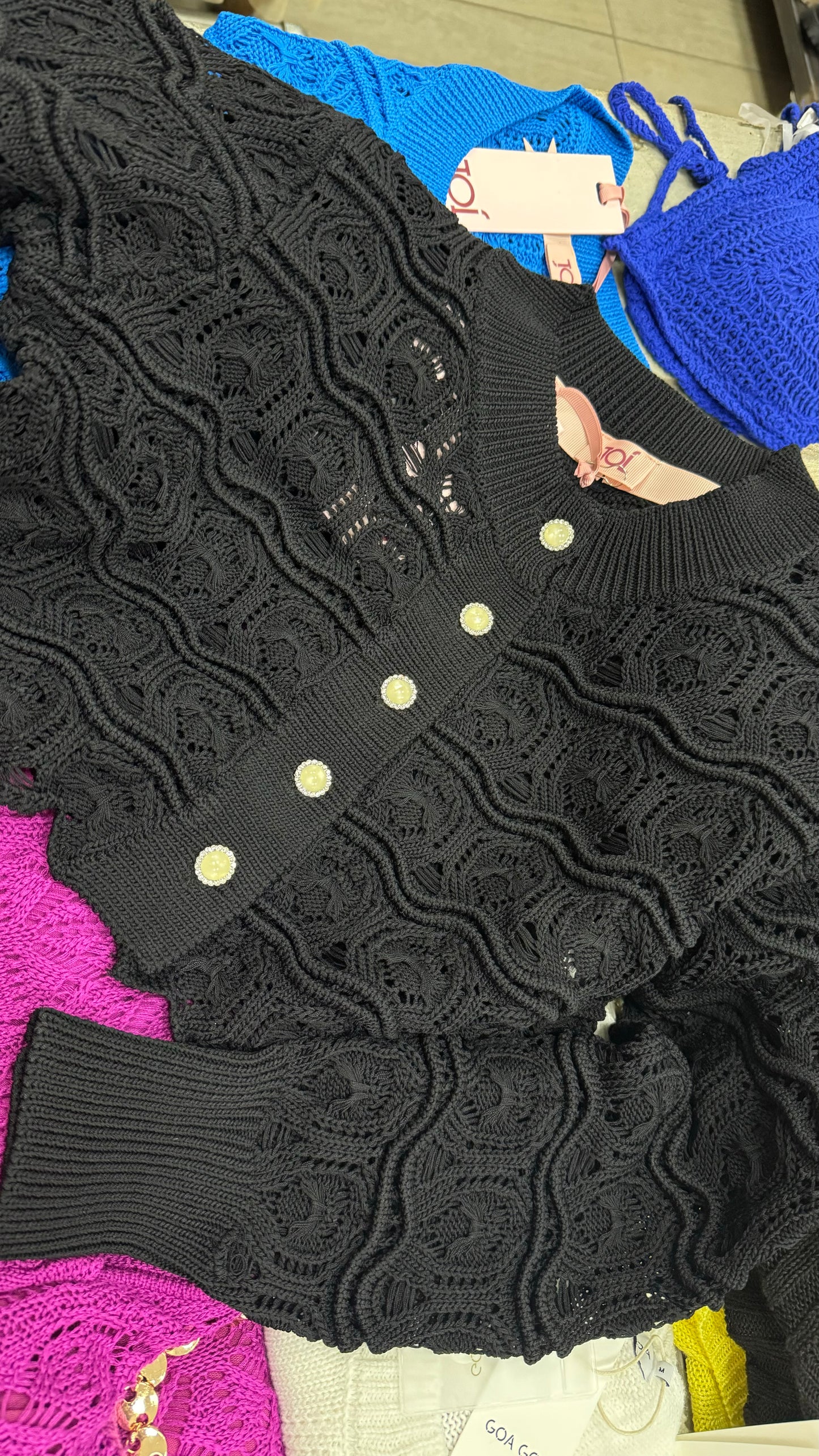 Cardigan cropped
