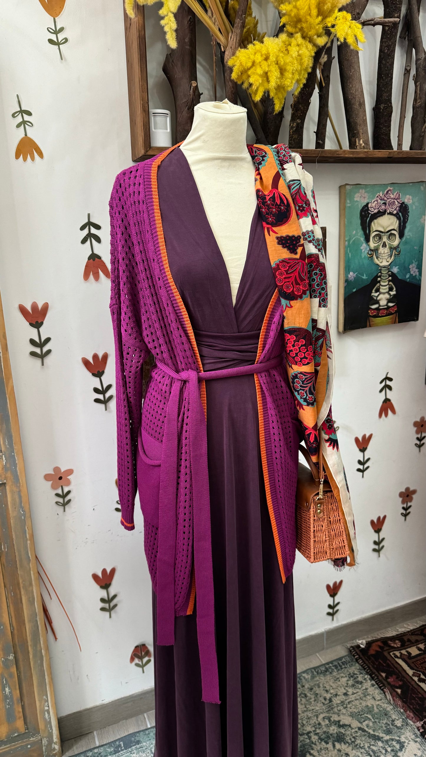Cardigan traforato