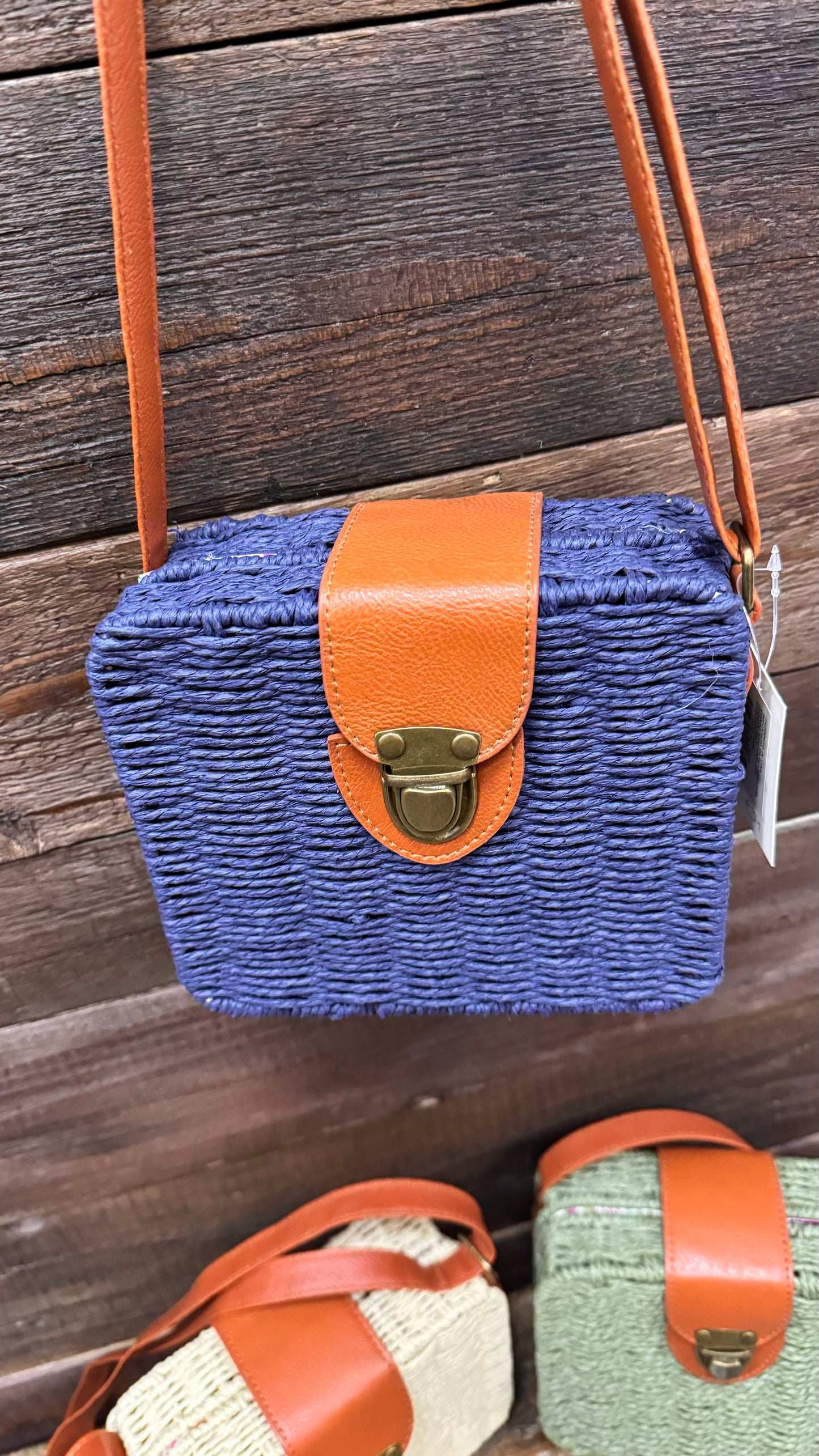 Bauletto in rafia