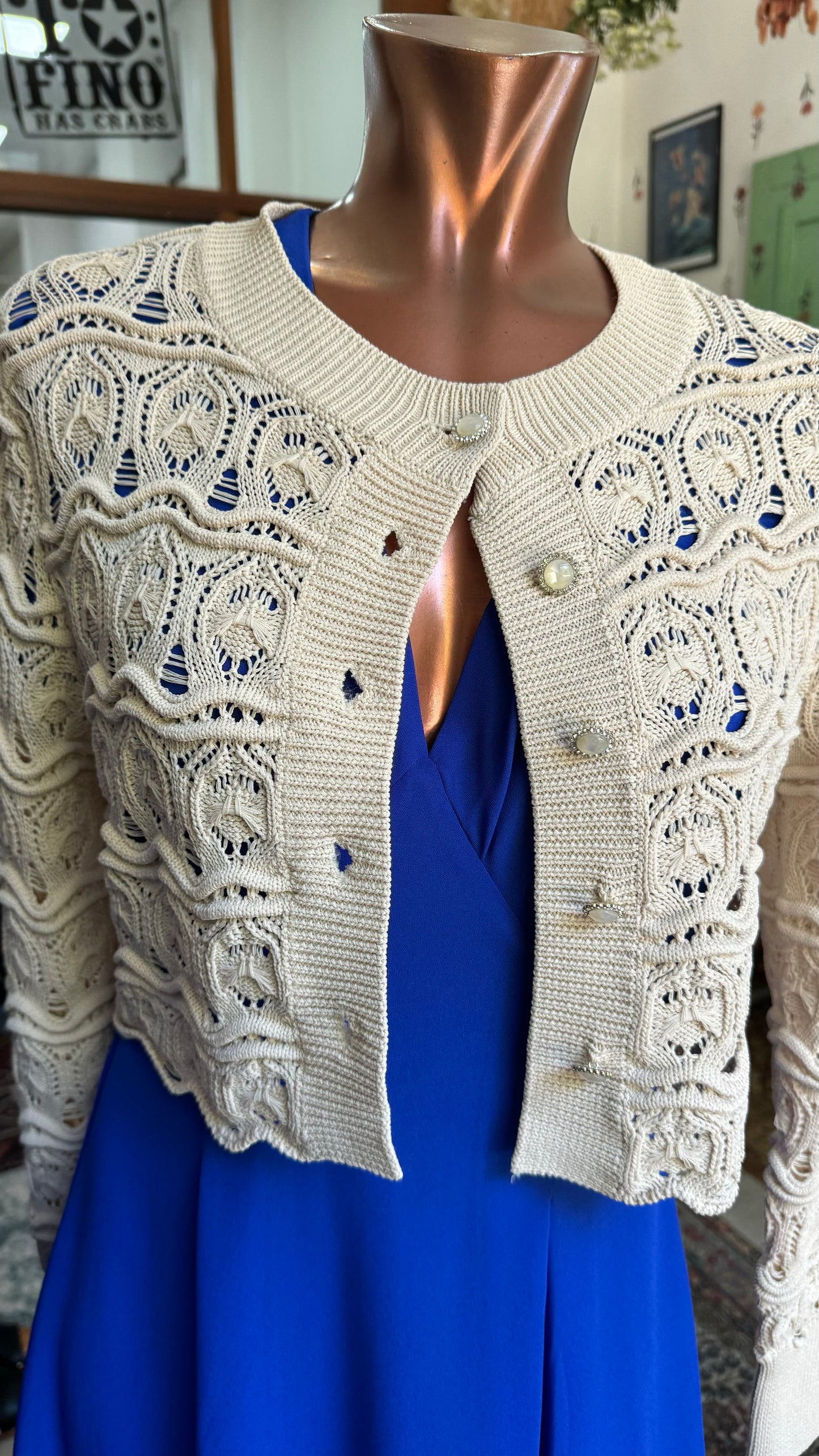 Cardigan cropped