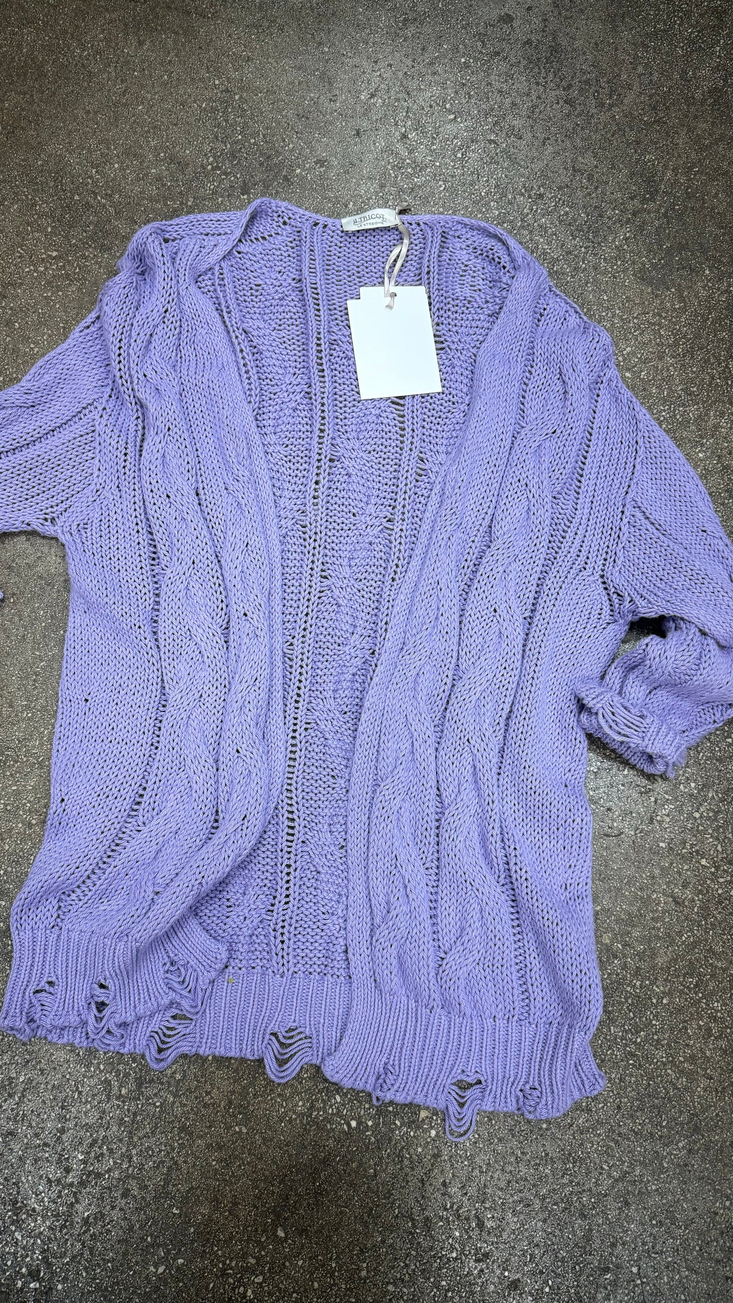 Cardigan trecce