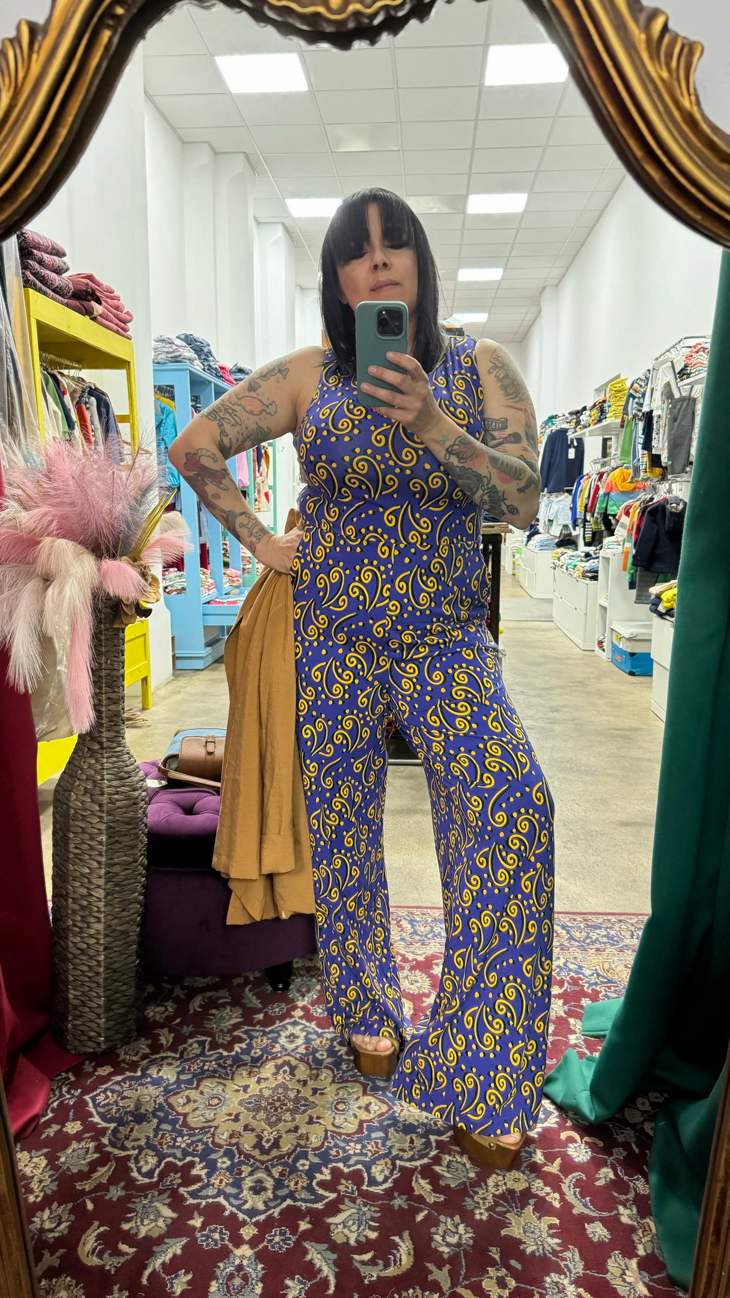 Tuta blu
