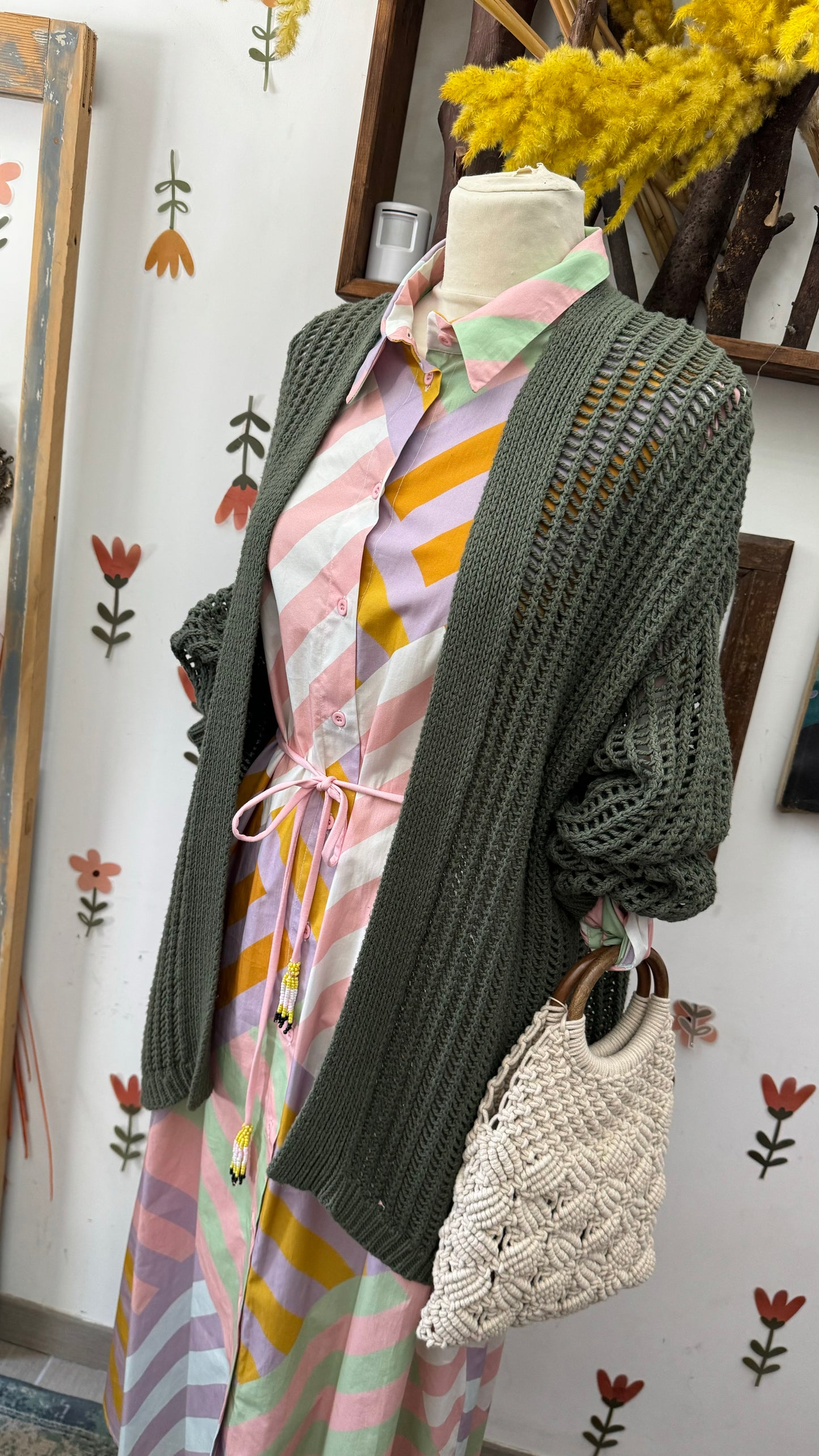Cardigan rete