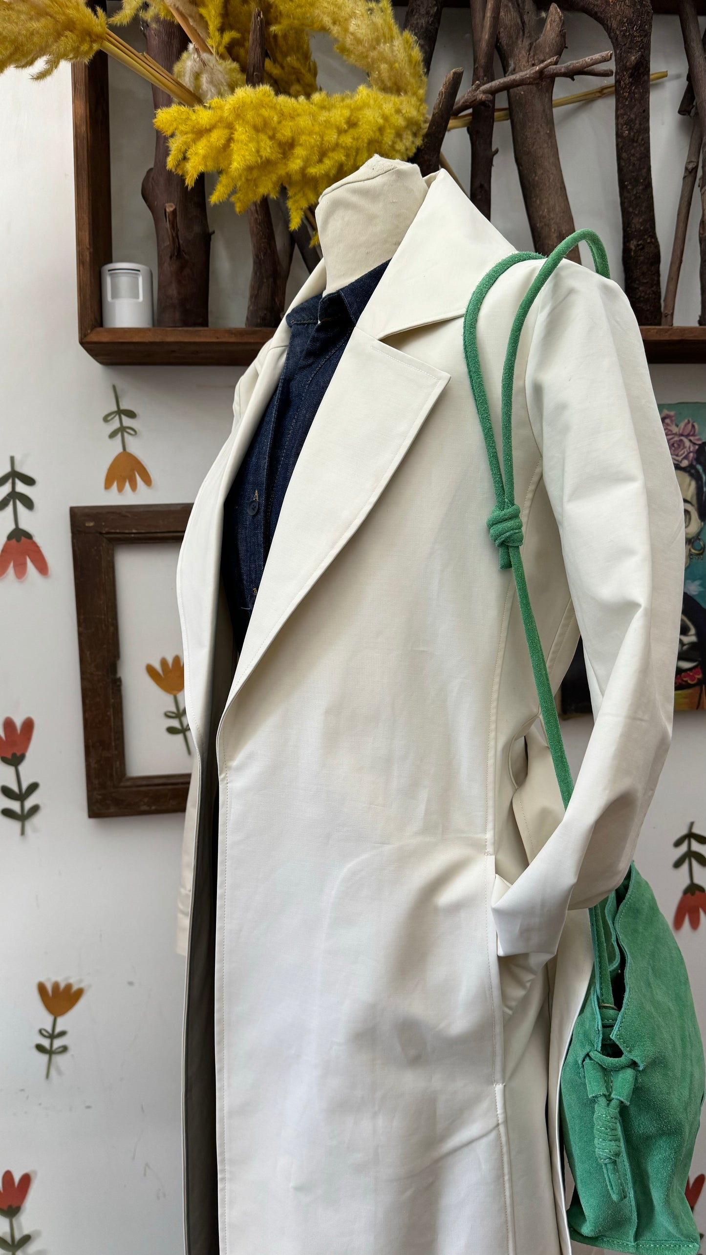 Trench avorio