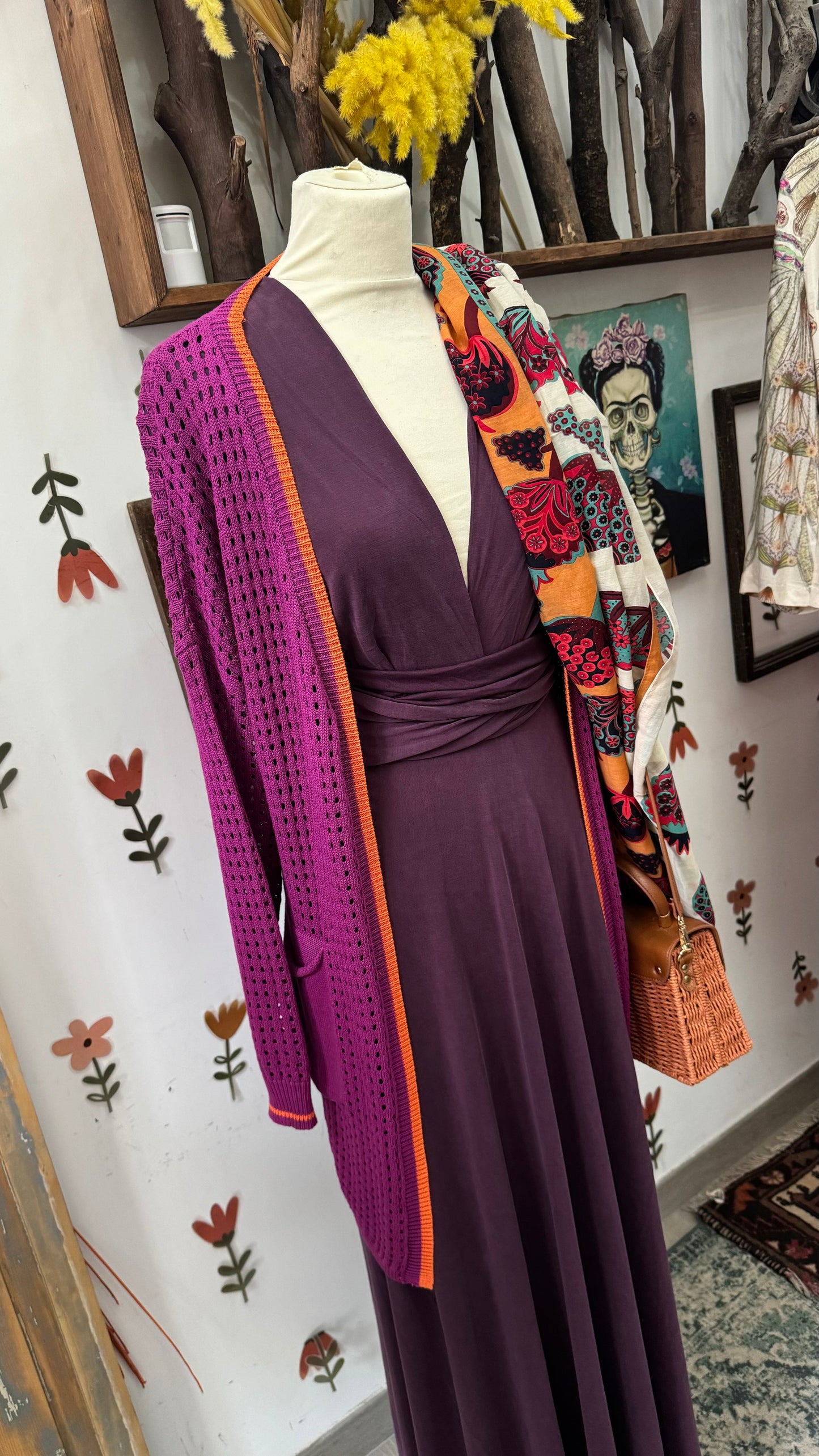 Cardigan traforato