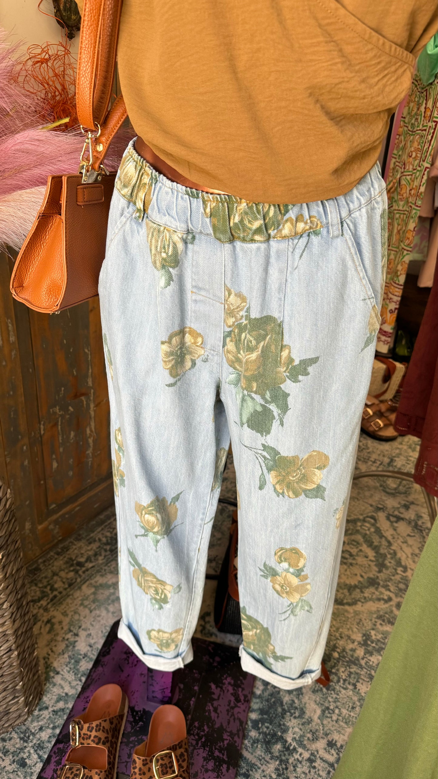 Jeans fiori