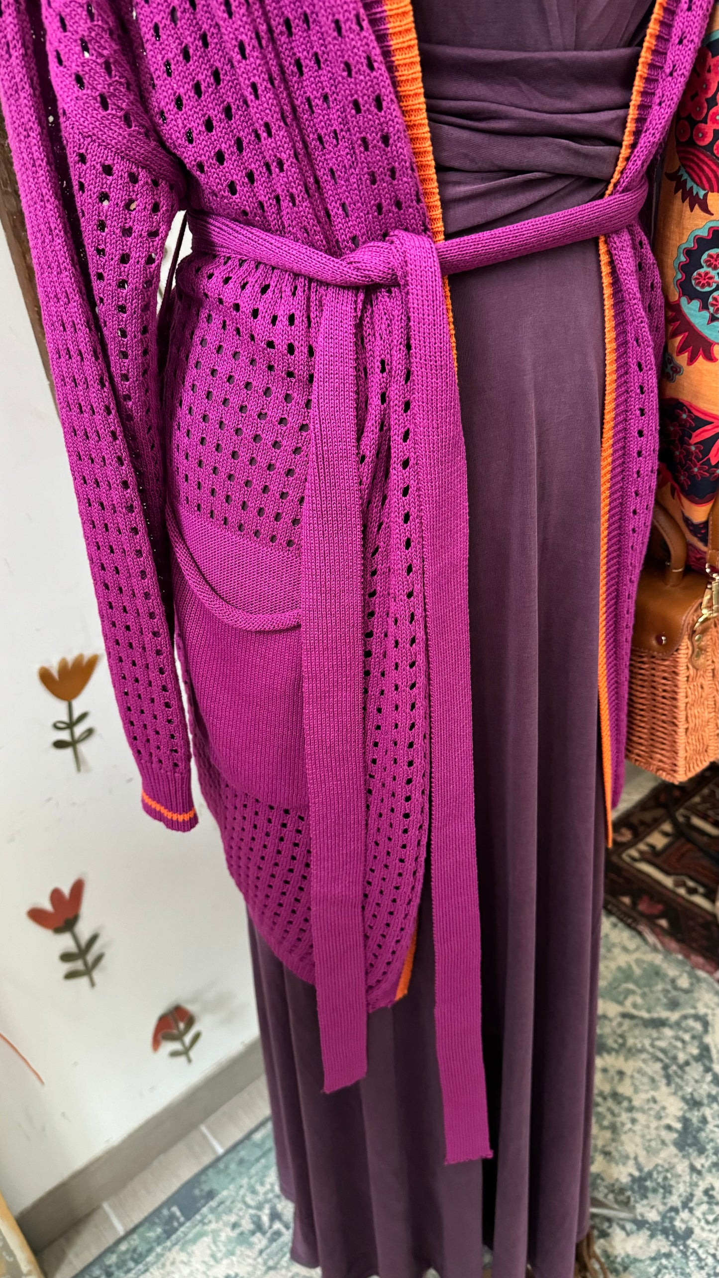 Cardigan traforato