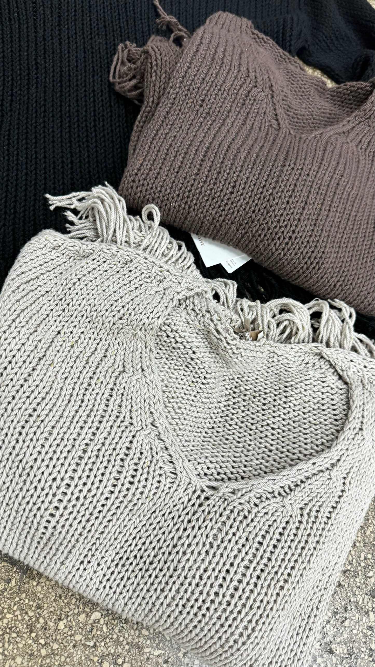 Pullover frange