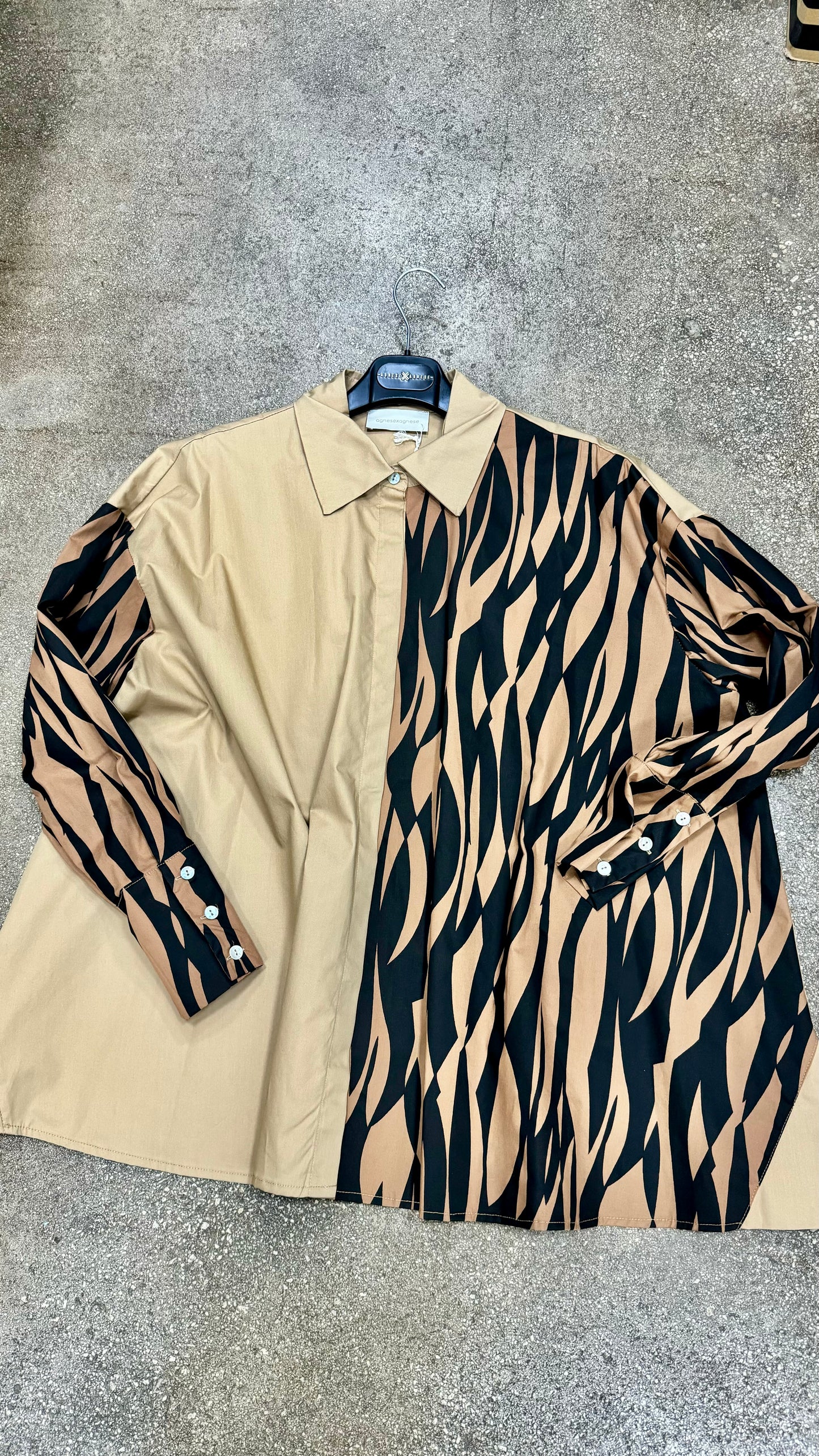 Camicia zebrata