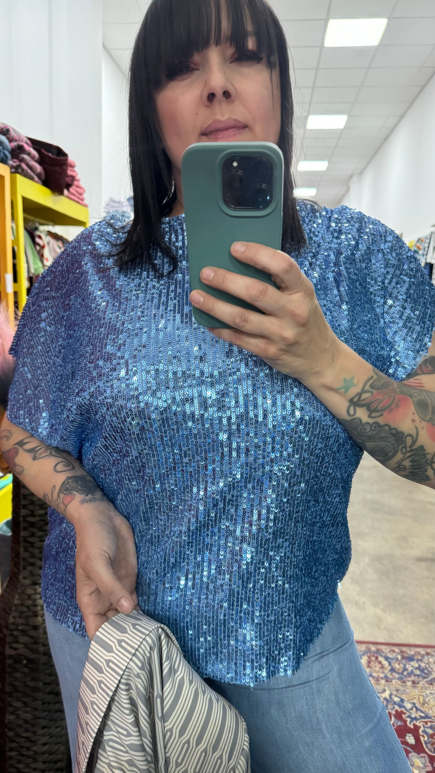 T-shirt Paillettes