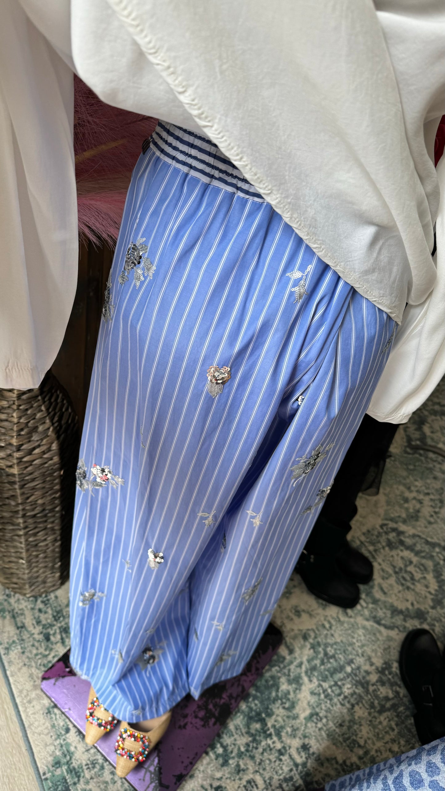 Pantalone a righe