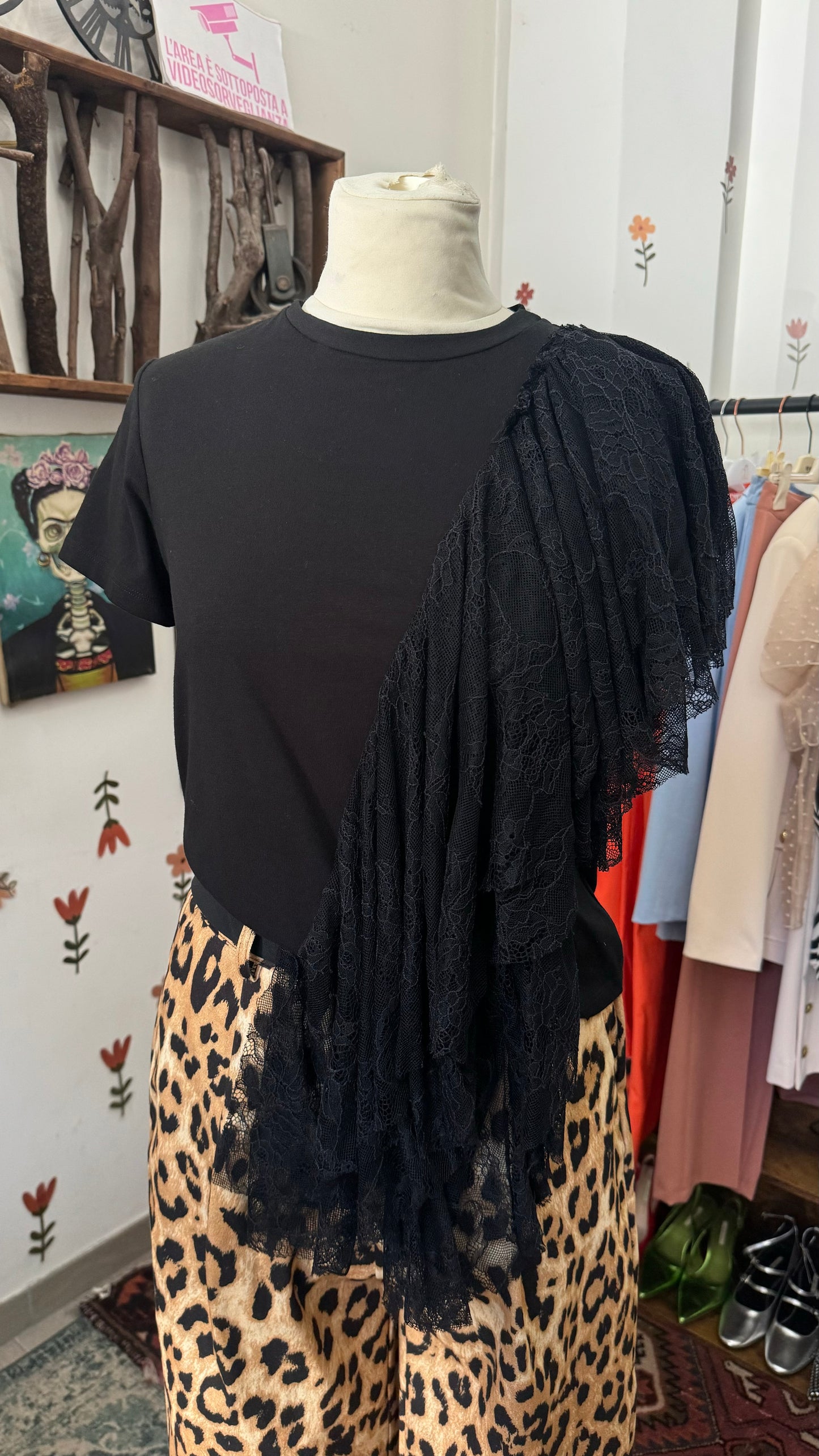 T-shirt pizzo