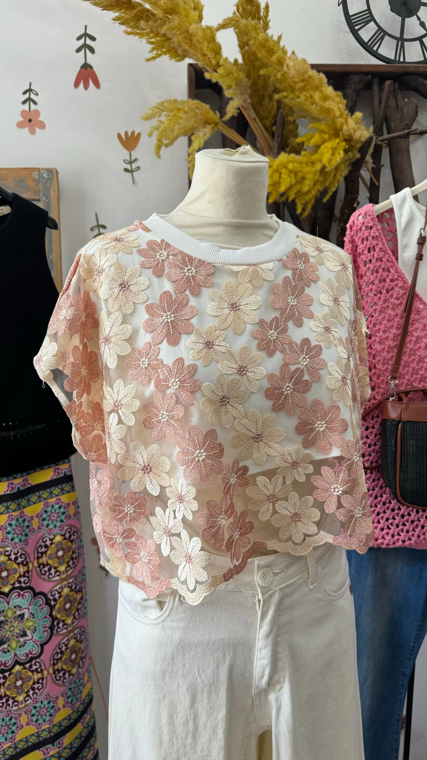T-shirt con toulle