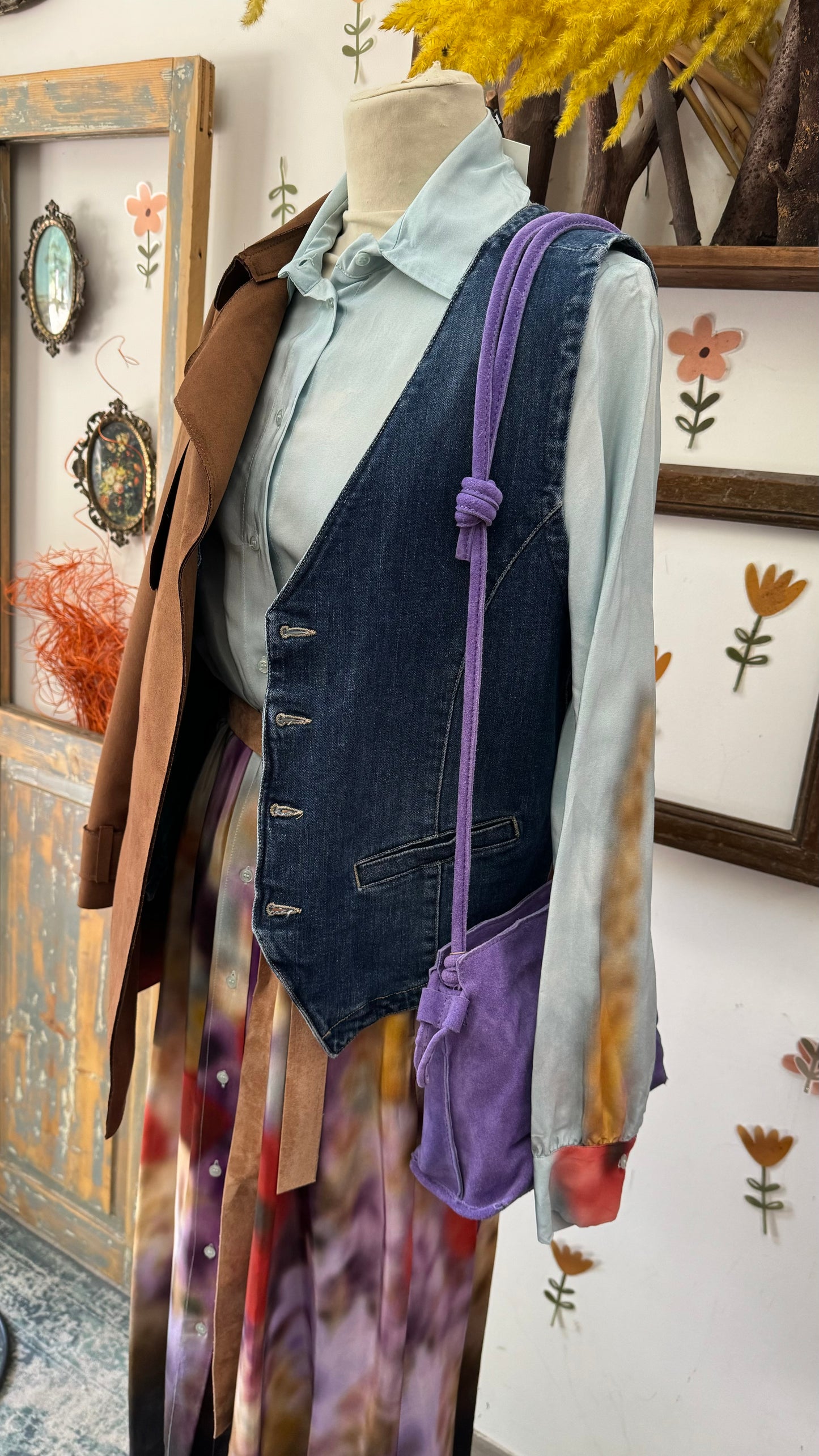 Gilet in denim