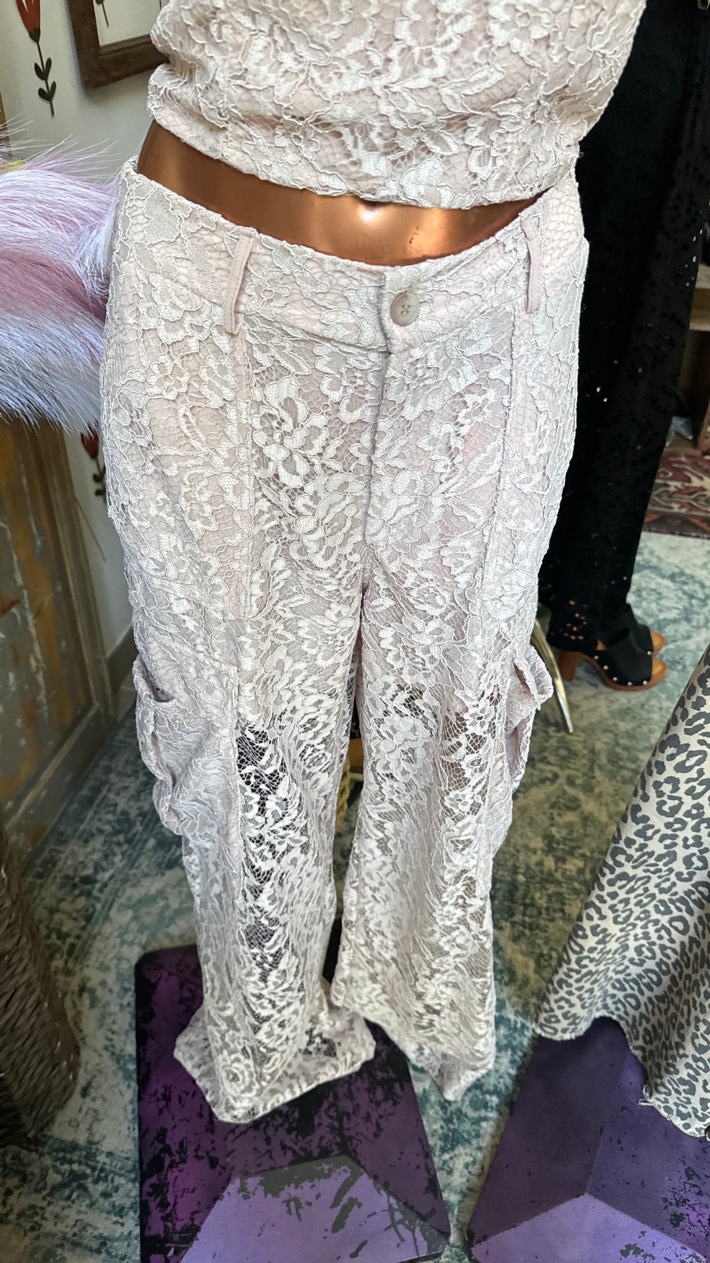 Pantalone in pizzo
