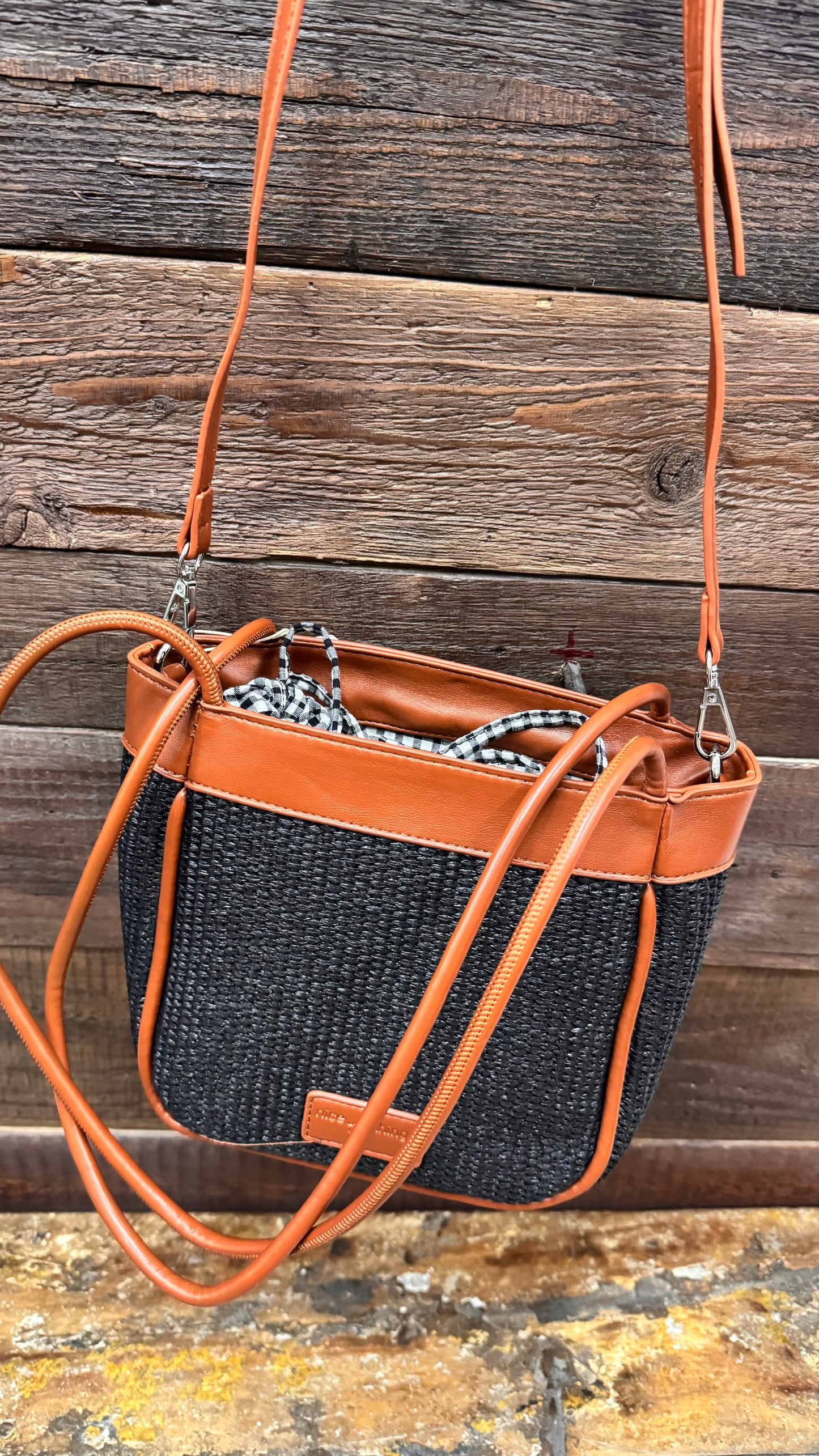 Bauletto in rafia