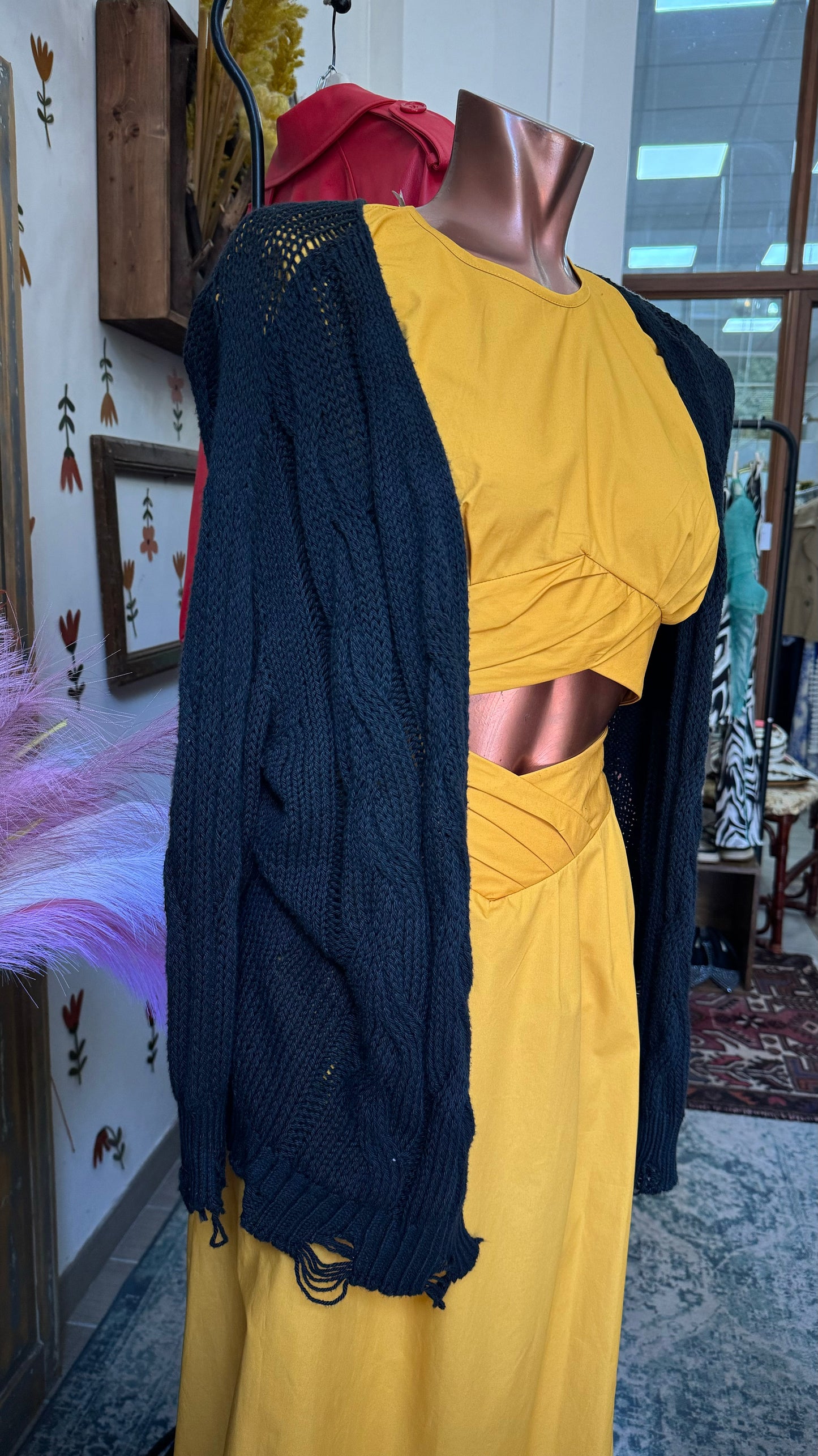 Cardigan trecce