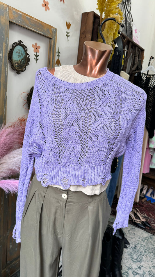 Pullover trecce