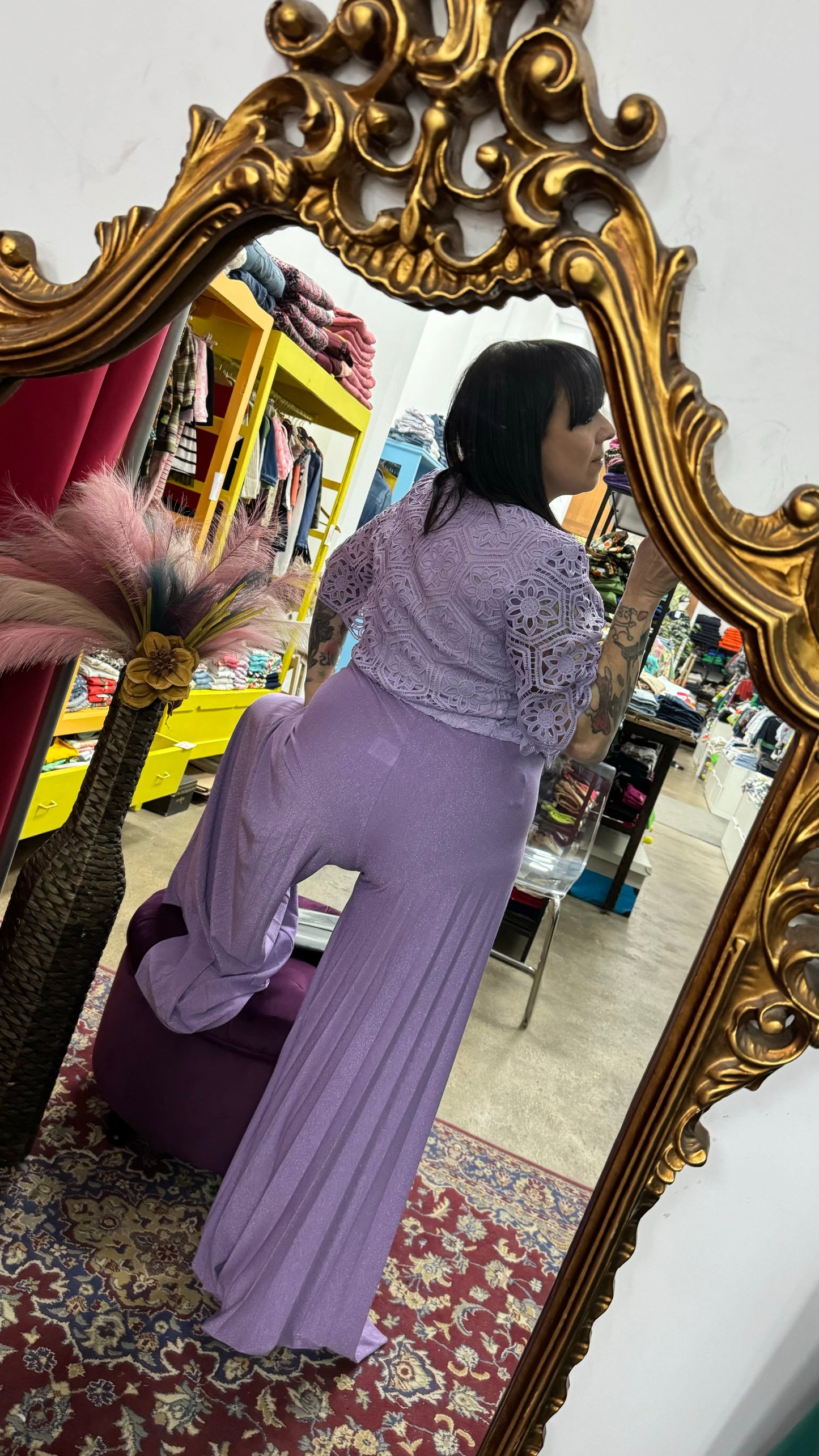 Tuta in lurex