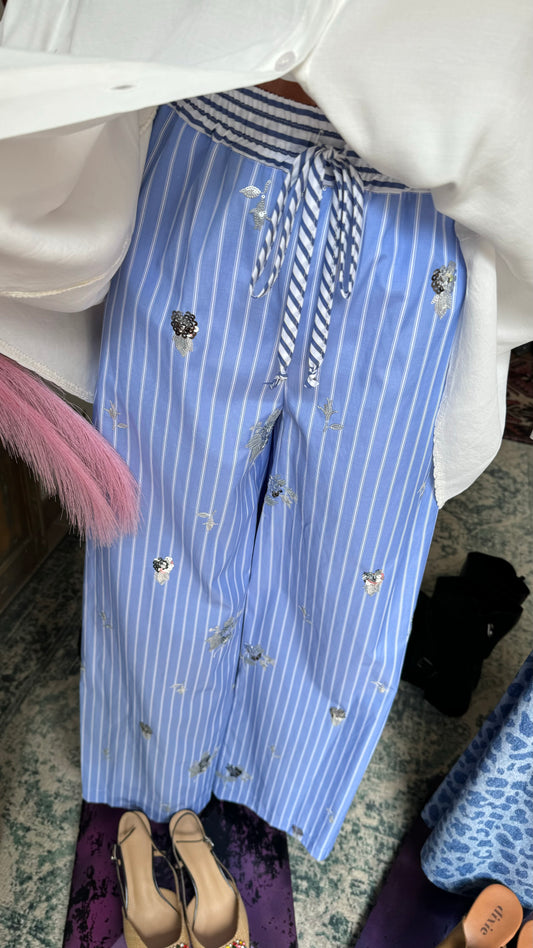 Pantalone a righe