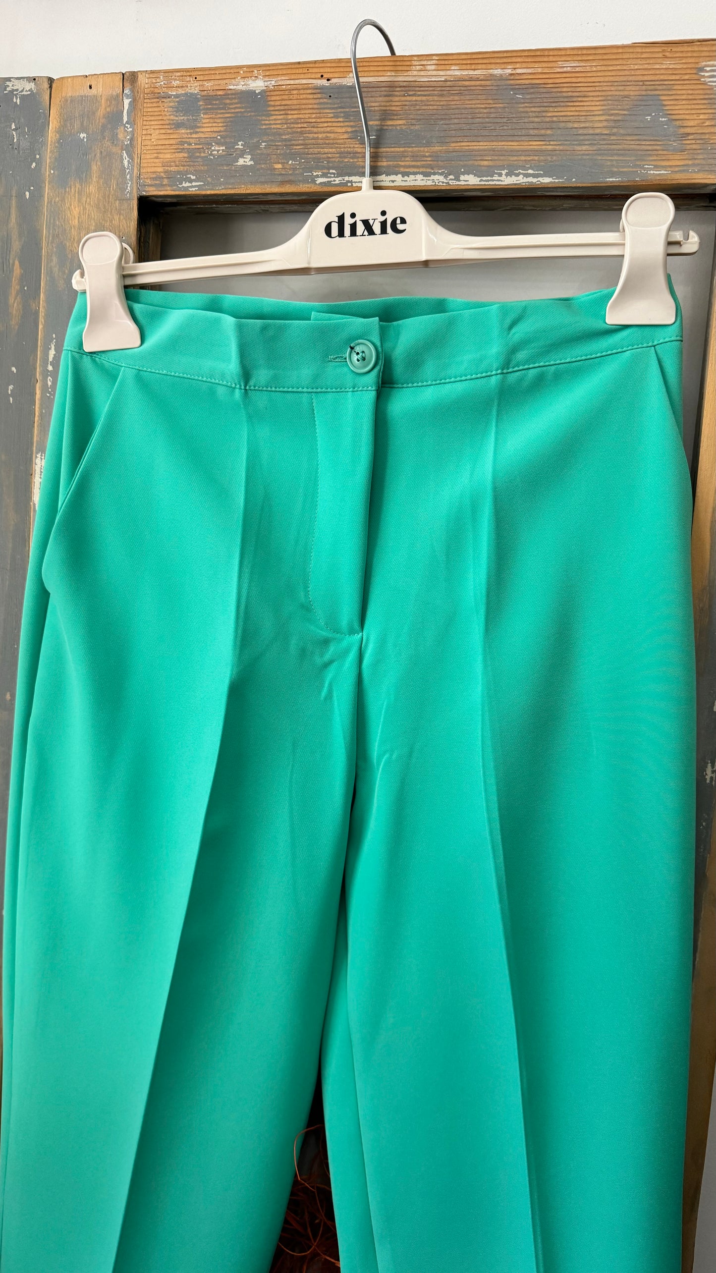 Pantalone verde acqua