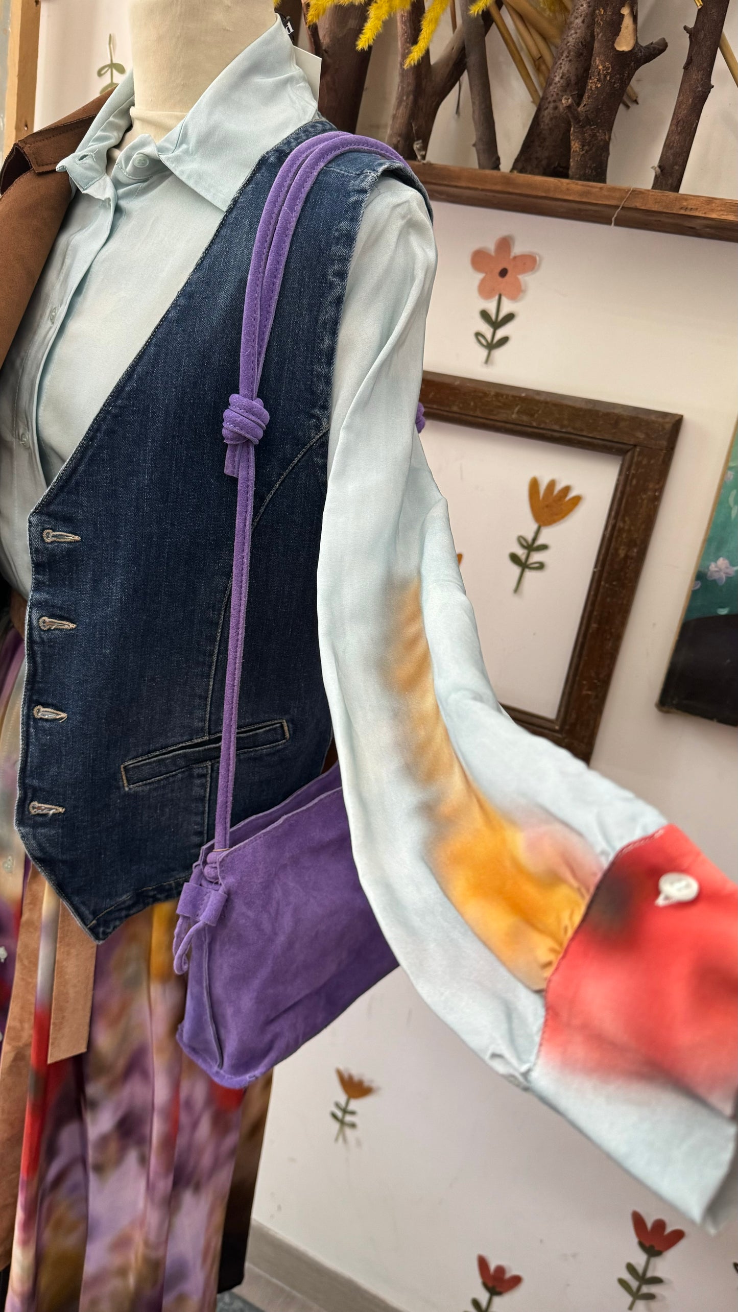 Gilet in denim