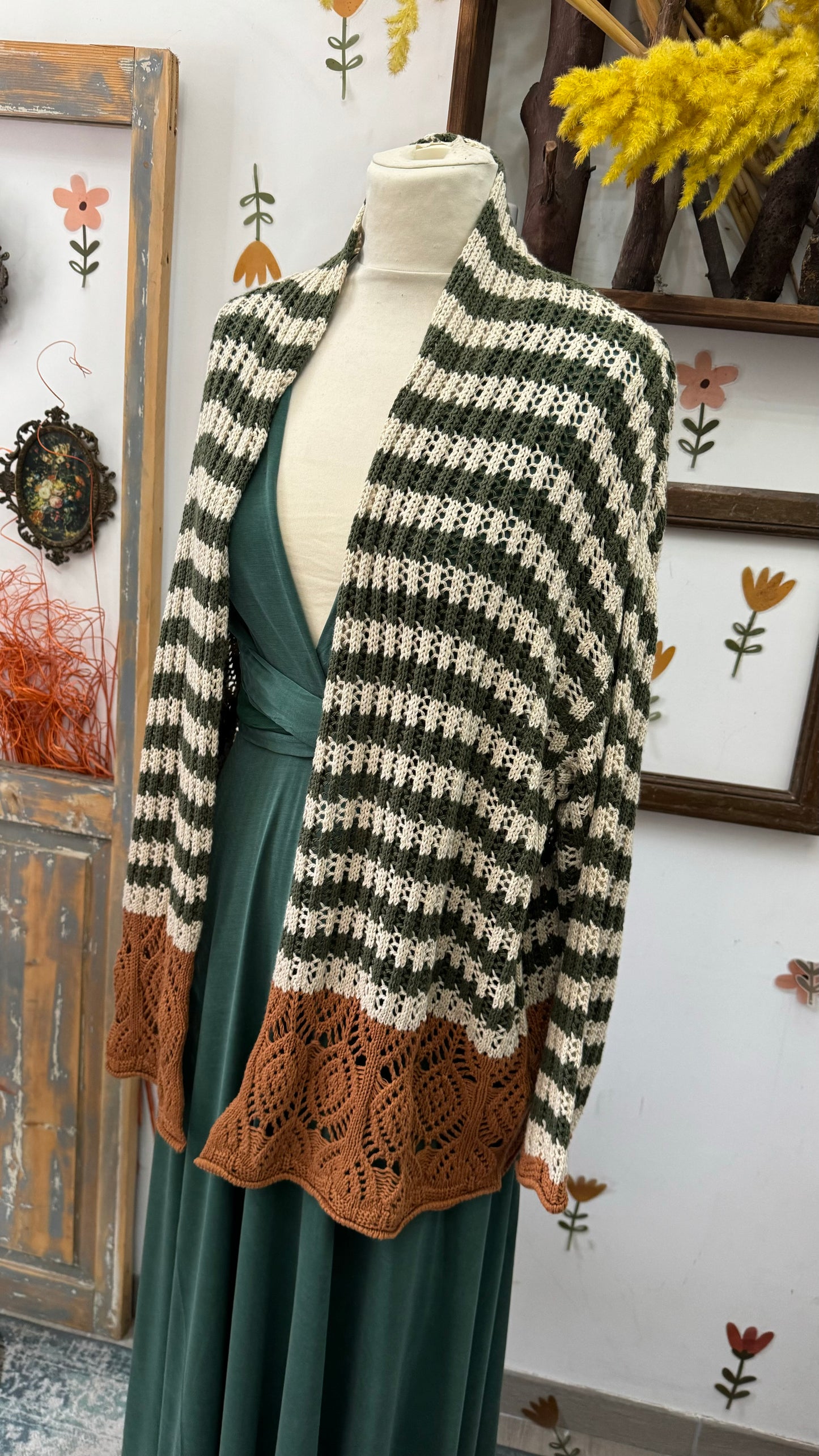 Cardigan righe