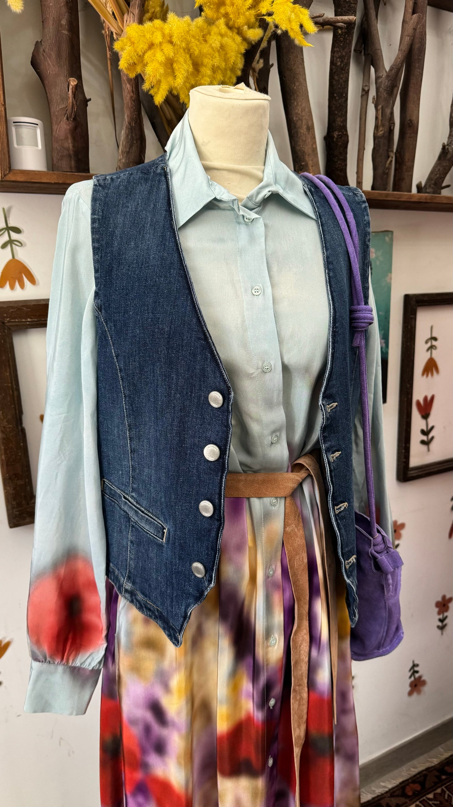 Gilet in denim