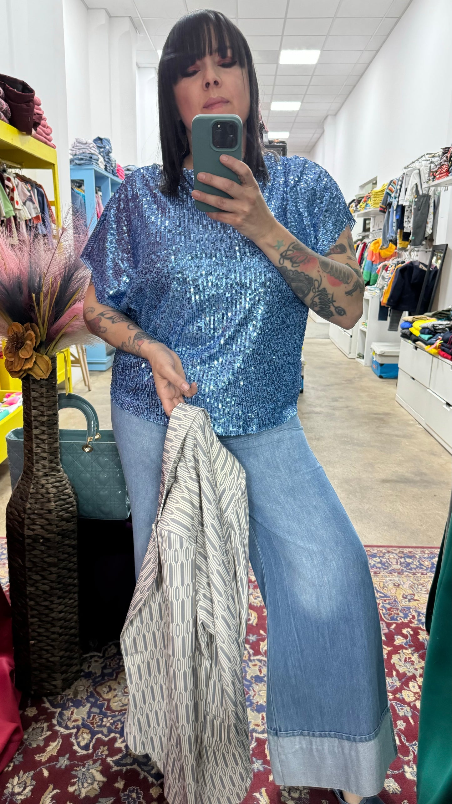 T-shirt Paillettes