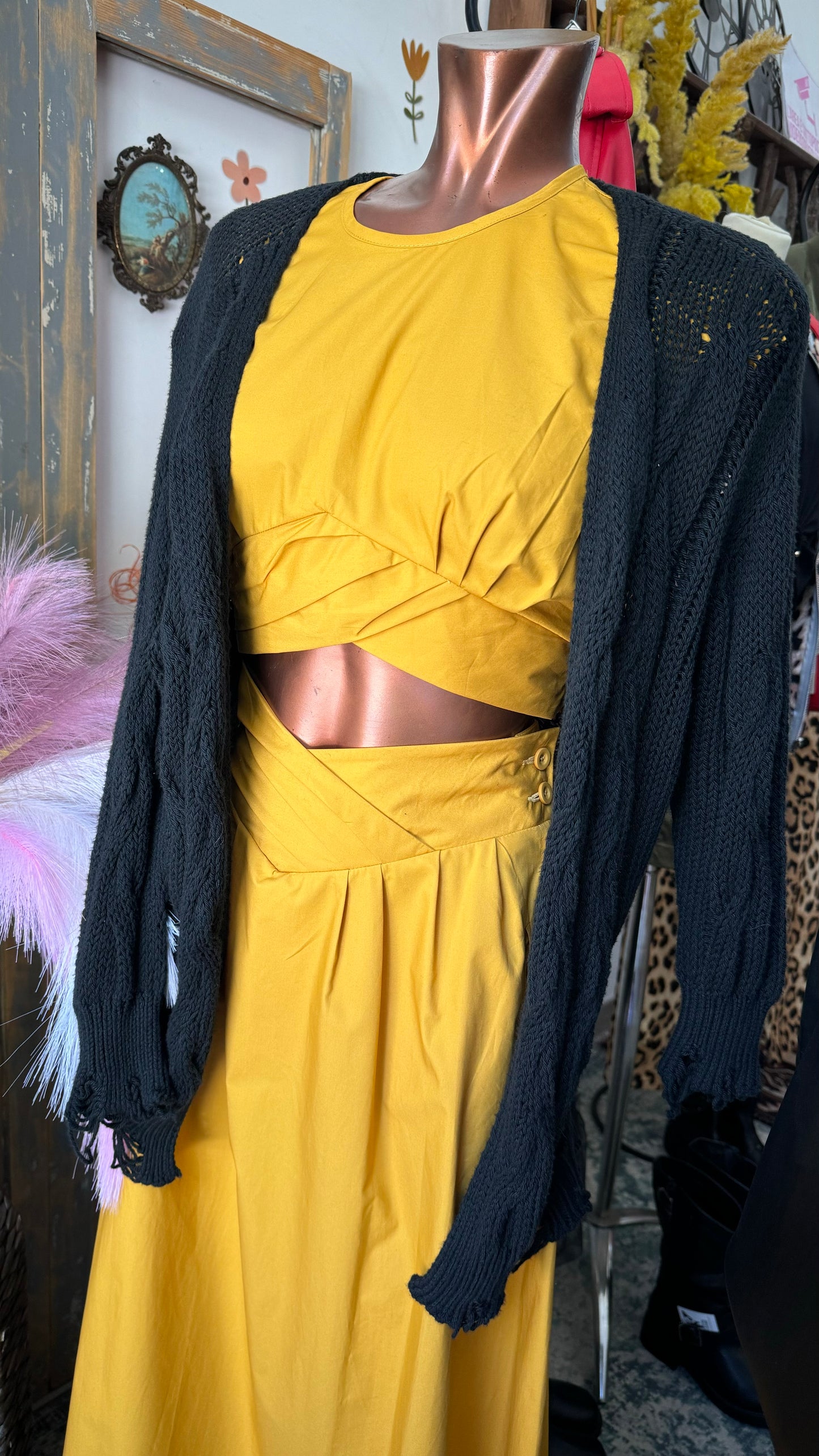 Cardigan trecce