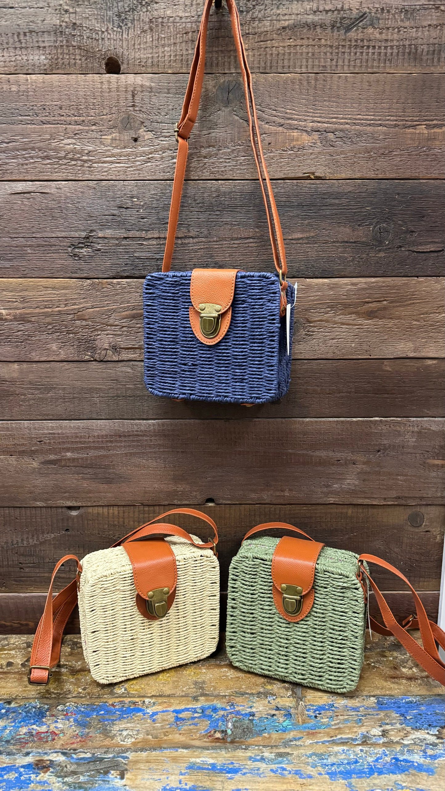 Bauletto in rafia