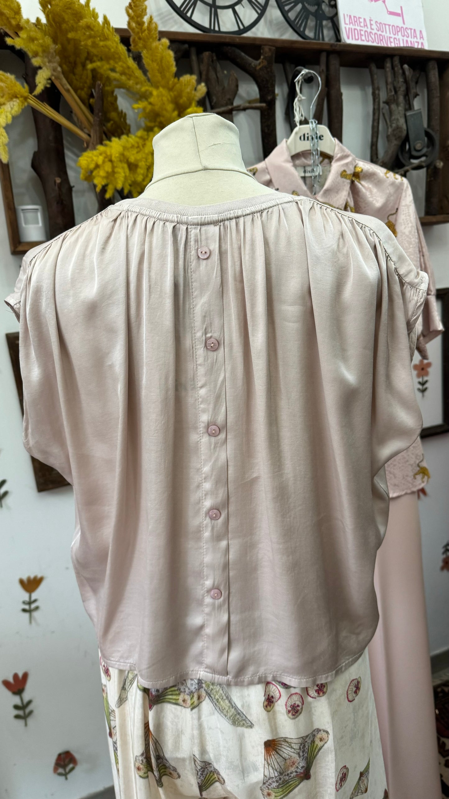 Blusa manica corta