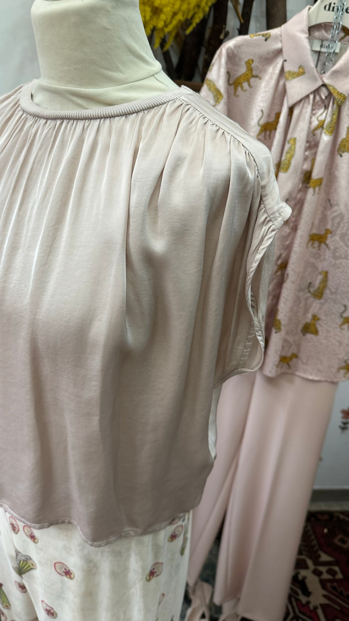 Blusa manica corta