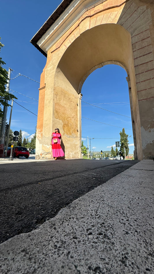 Abito rosa/fucsia