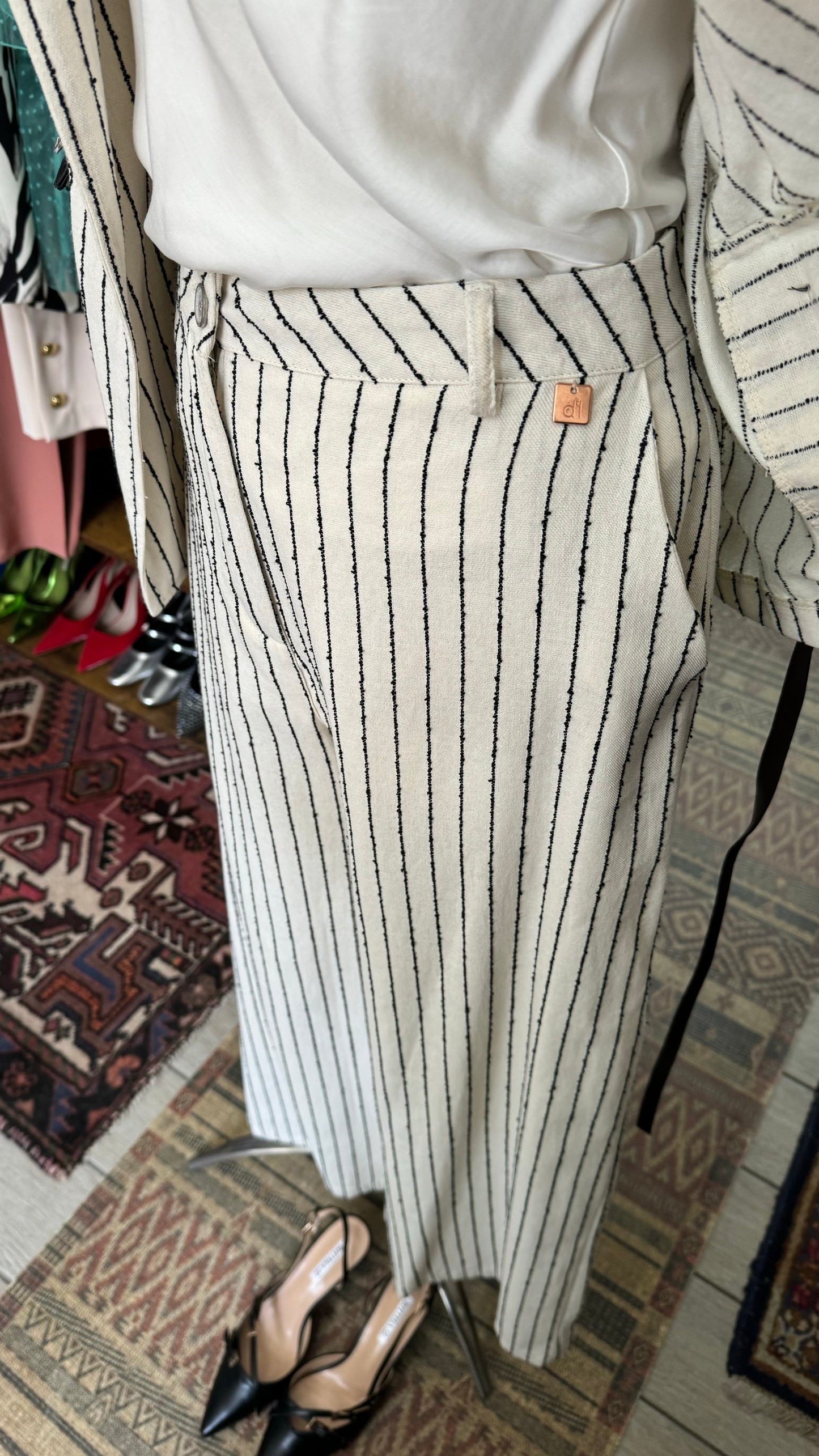 Pantalone gessato