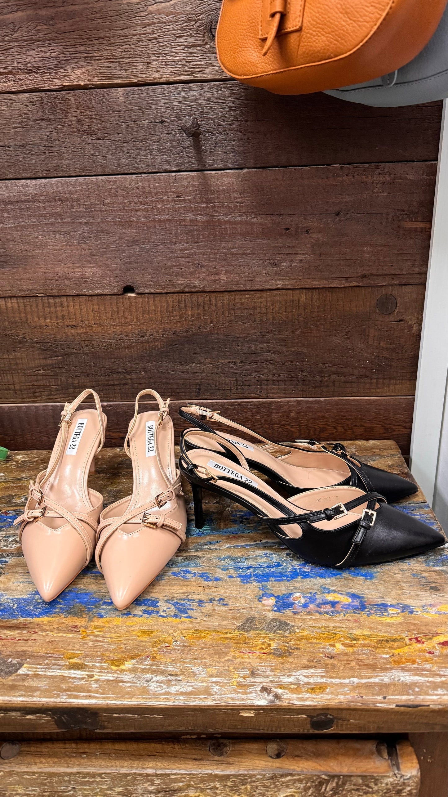 Sling back fibie