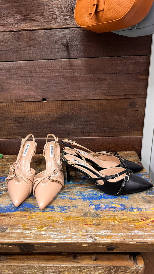 Sling back fibie