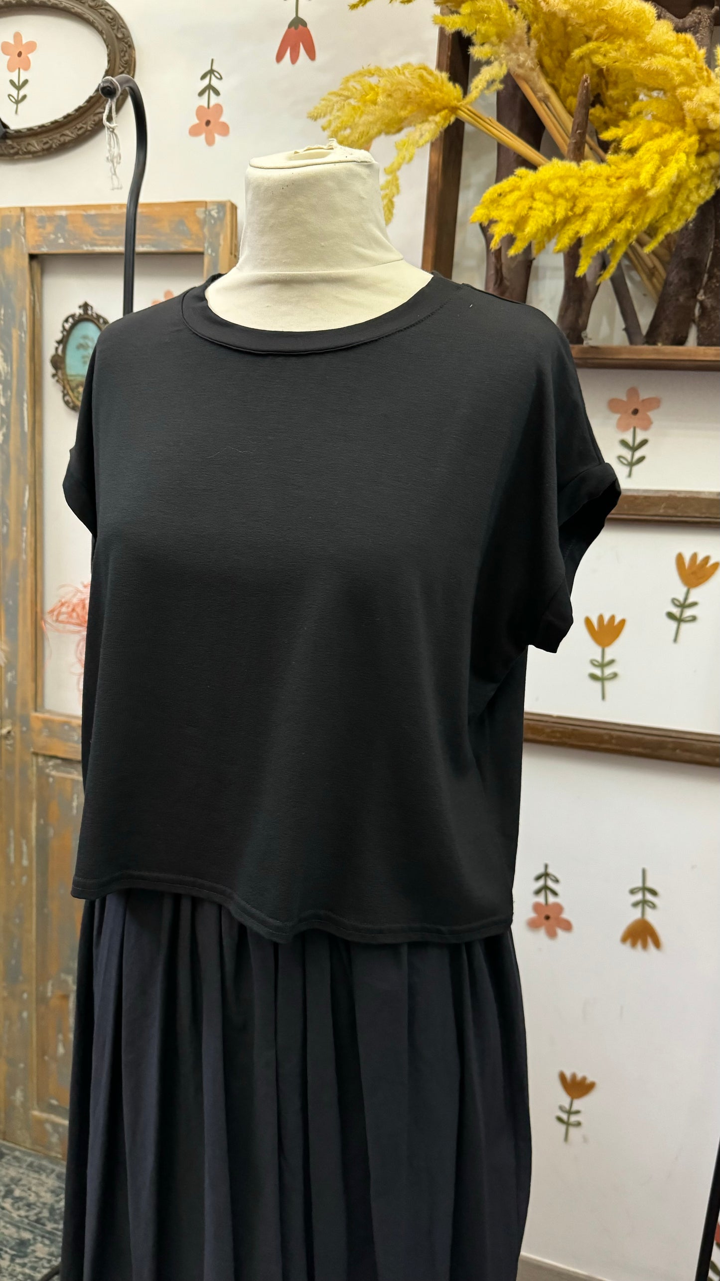 T-shirt basica corta