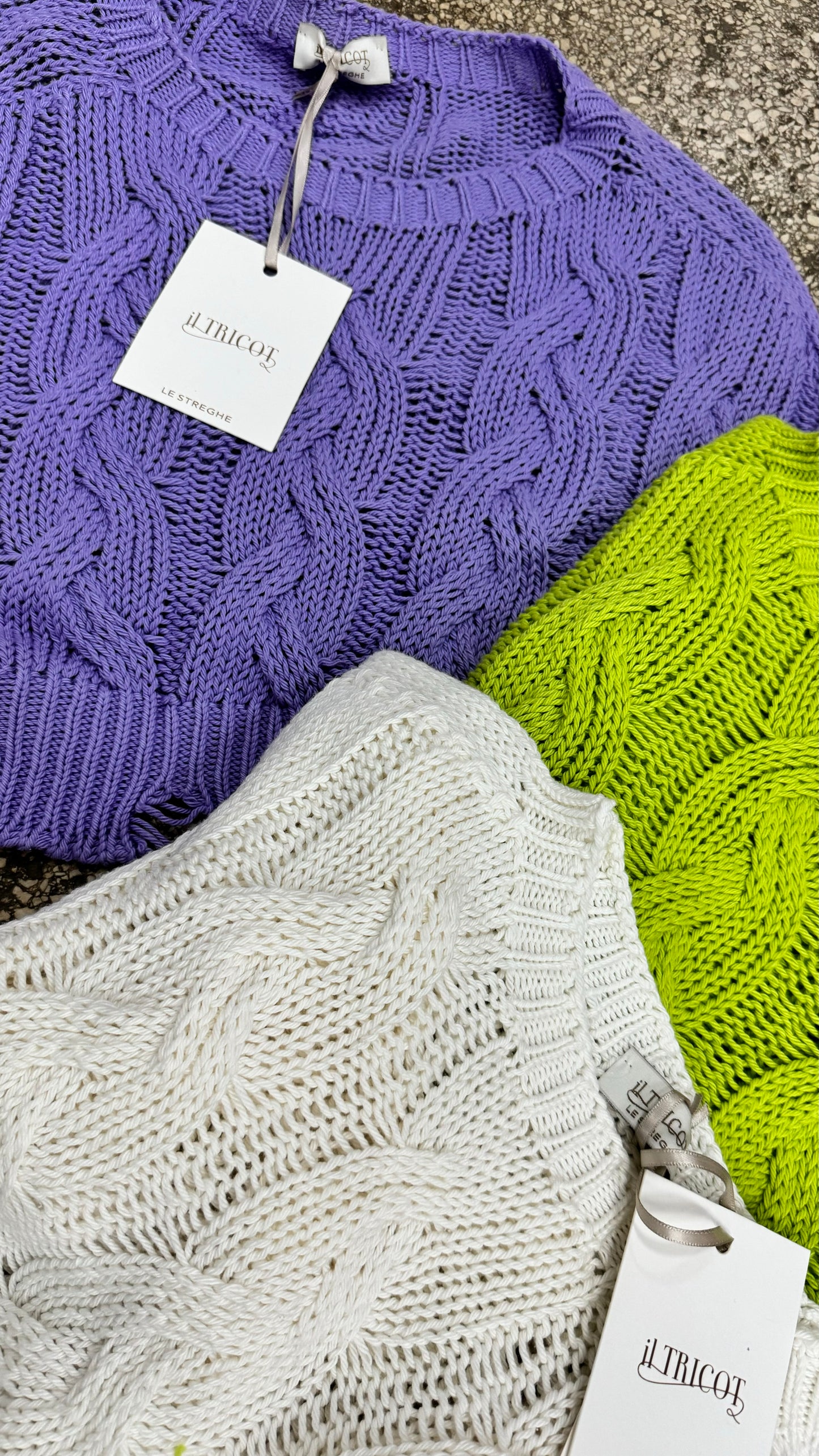 Pullover trecce