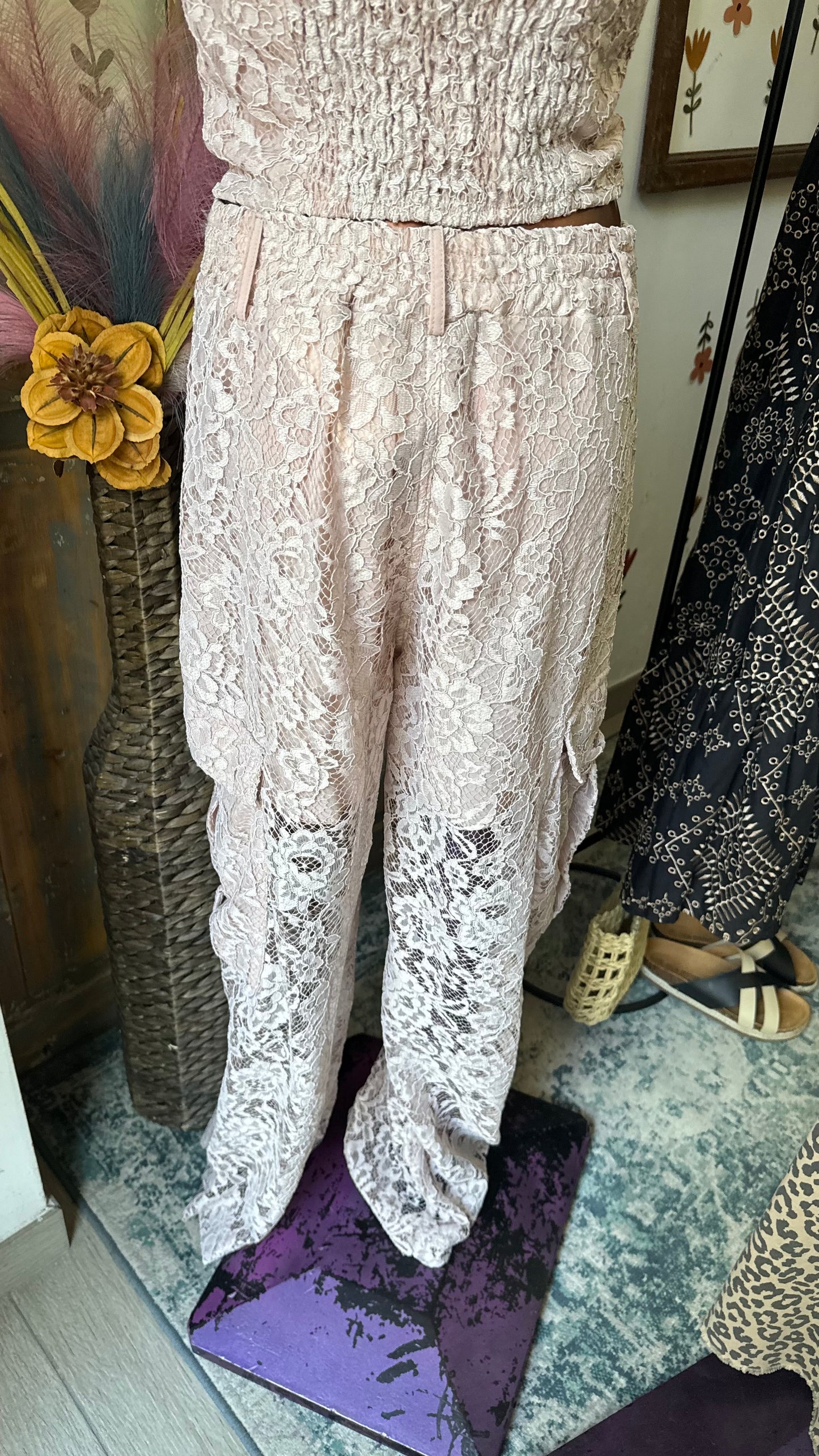 Pantalone in pizzo