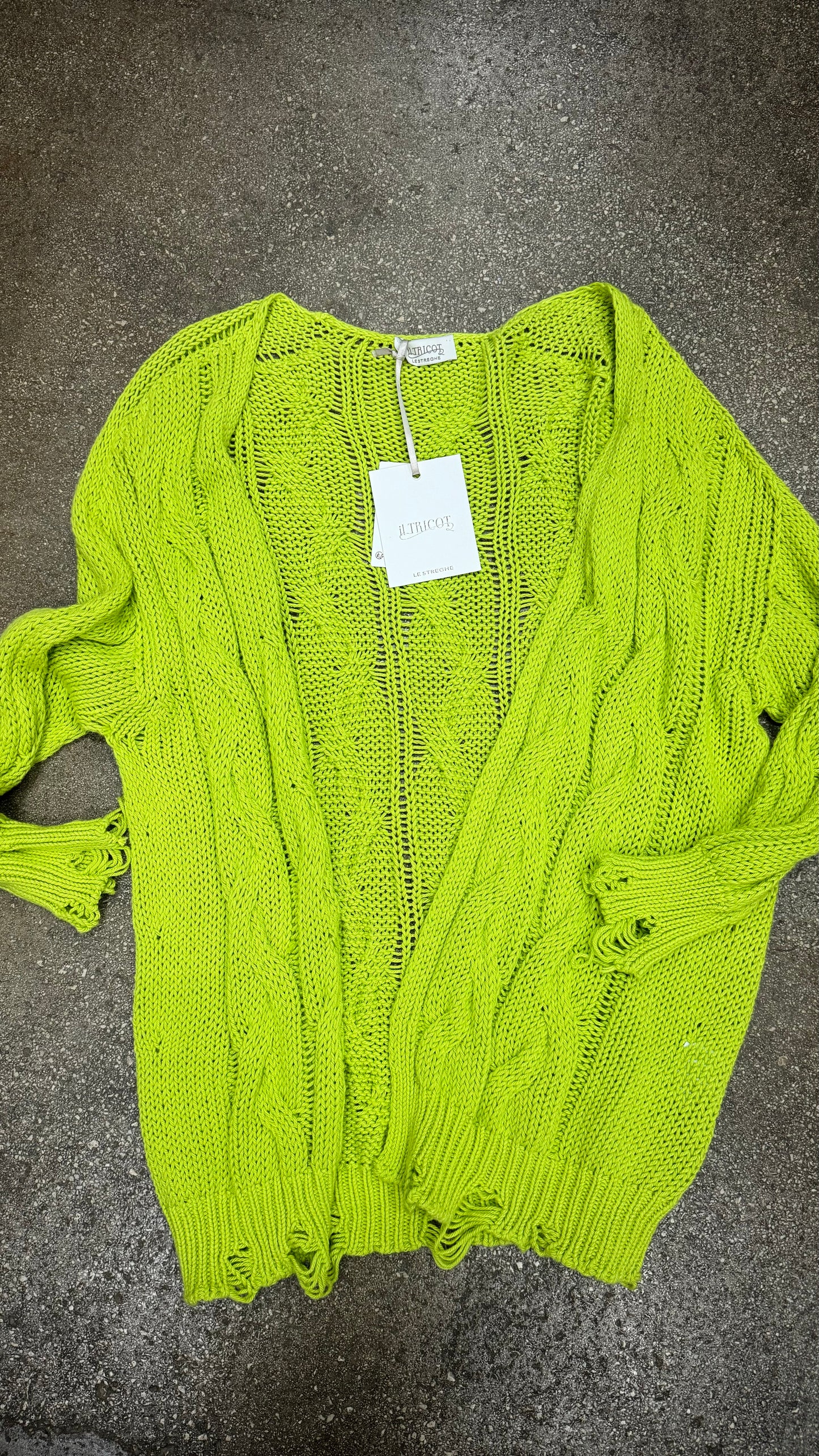 Cardigan trecce