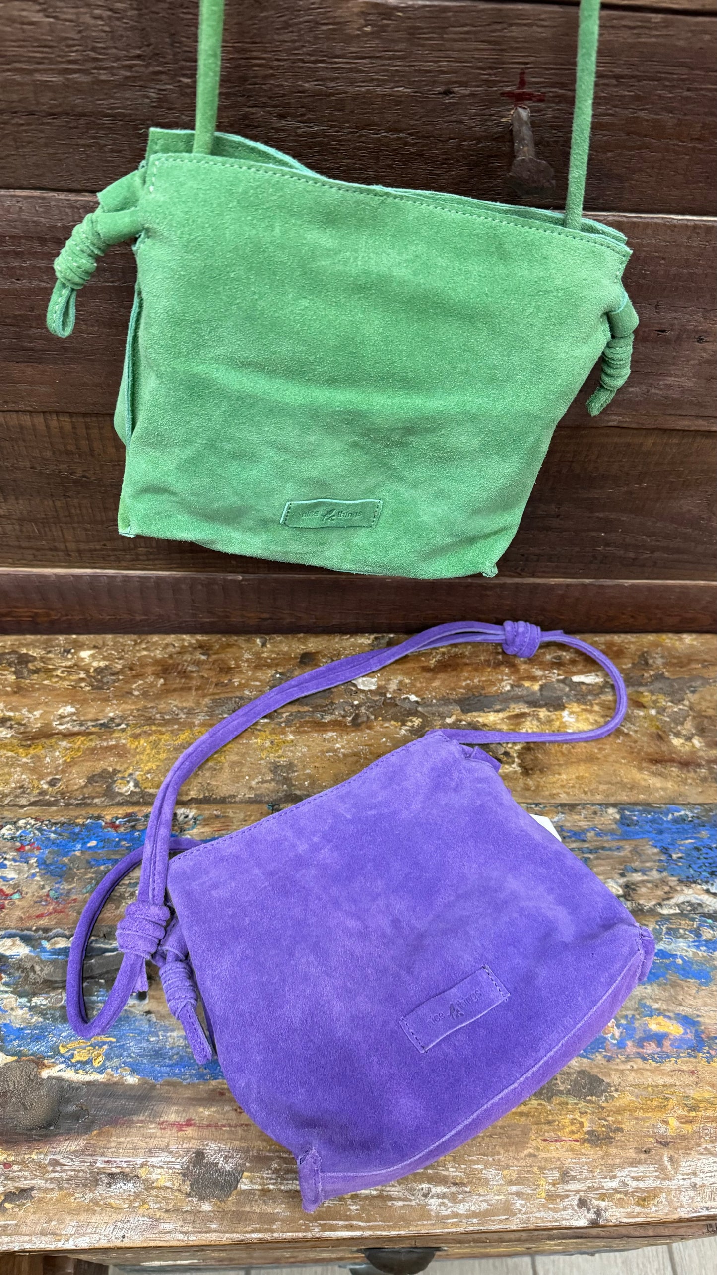 Borsa camoscio