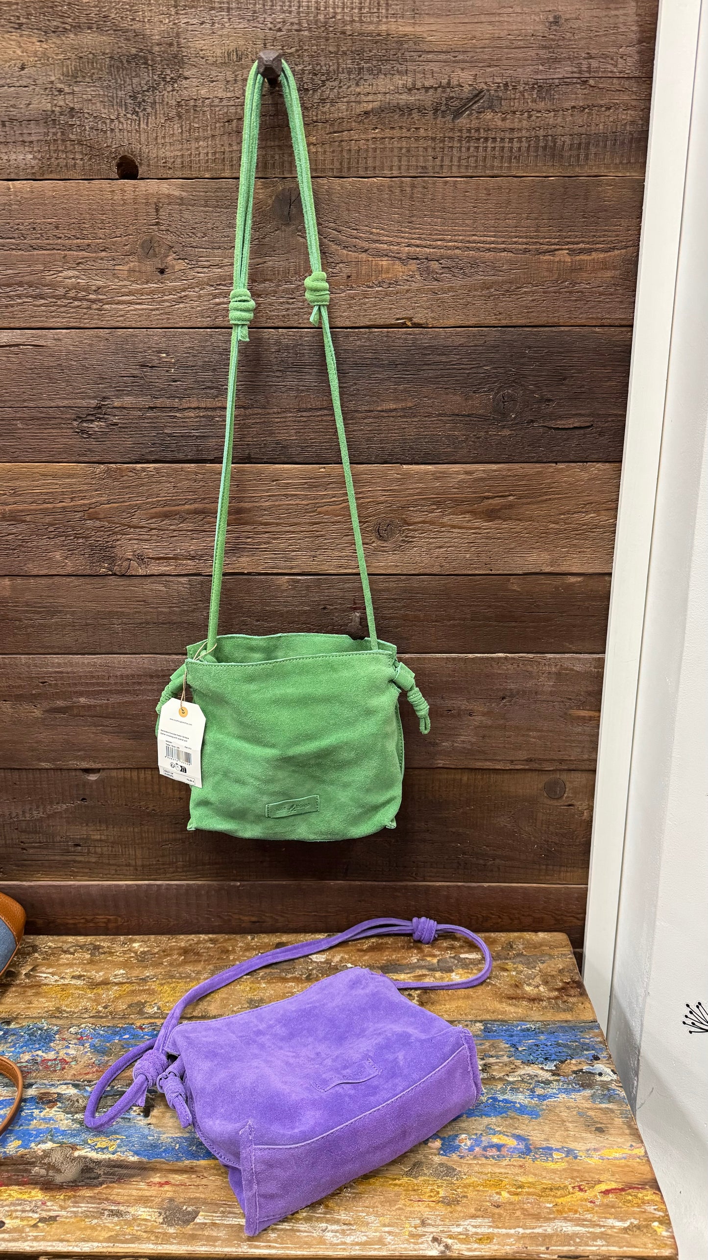 Borsa camoscio