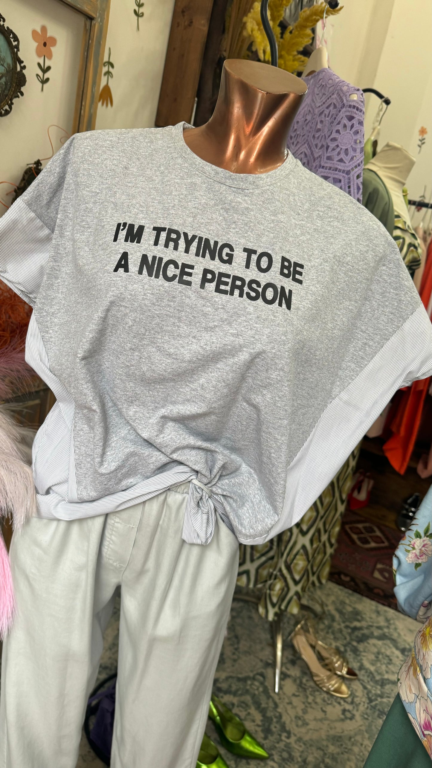 T-shirt nice person